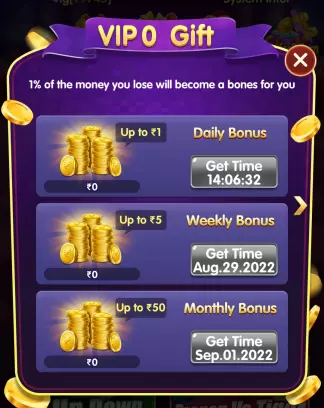 lucky casino vip gift