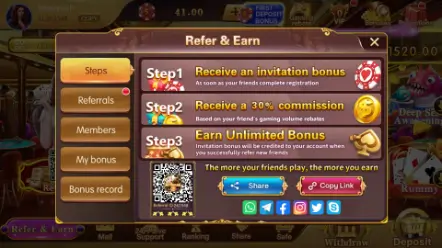 teen patti premium apk refer and earn